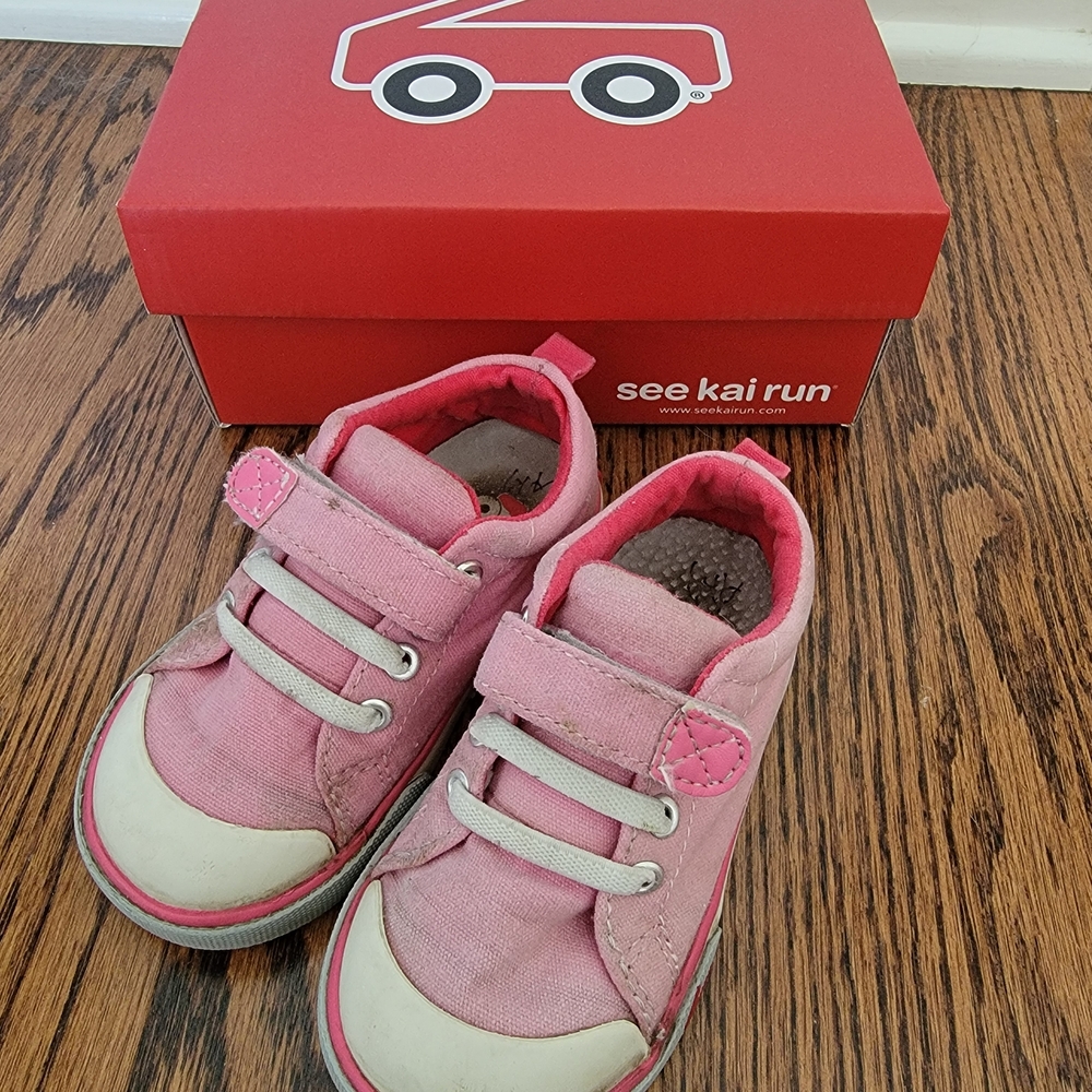 See Kai Run Pink Sneakers